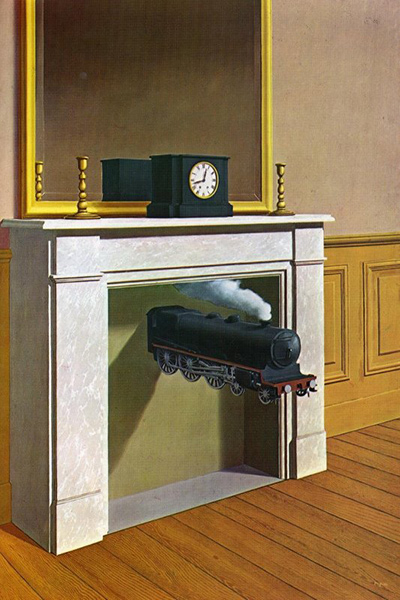 Time Transfixed Rene Magritte